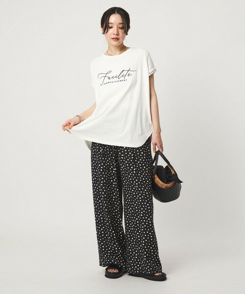 green label relaxing / グリーンレーベル リラクシング カットソー | 【WEB限定】＜at ease＞エンブロイダリー カットソー | 詳細4