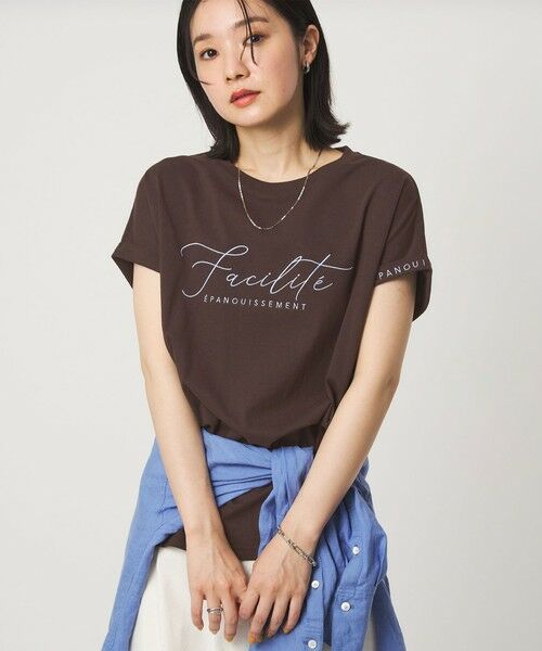 green label relaxing / グリーンレーベル リラクシング カットソー | 【WEB限定】＜at ease＞エンブロイダリー カットソー | 詳細8