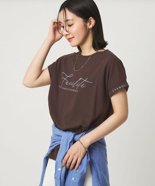 green label relaxing / グリーンレーベル リラクシング カットソー | 【WEB限定】＜at ease＞エンブロイダリー カットソー | 詳細9