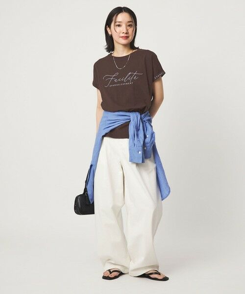 green label relaxing / グリーンレーベル リラクシング カットソー | 【WEB限定】＜at ease＞エンブロイダリー カットソー | 詳細10