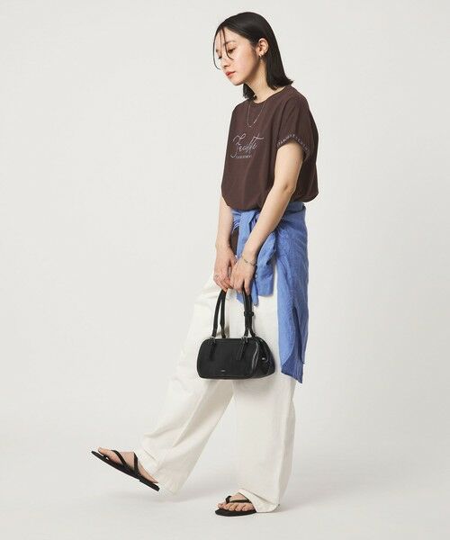 green label relaxing / グリーンレーベル リラクシング カットソー | 【WEB限定】＜at ease＞エンブロイダリー カットソー | 詳細11