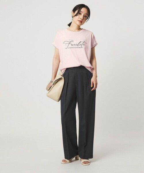 green label relaxing / グリーンレーベル リラクシング カットソー | 【WEB限定】＜at ease＞エンブロイダリー カットソー | 詳細17