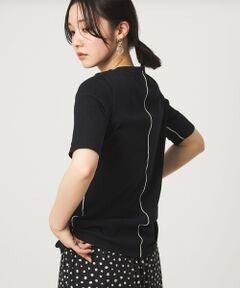 green label relaxing / グリーンレーベル リラクシング カットソー | 【WEB限定】＜at ease＞シアーテレコ バイカラー カットソー