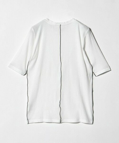 green label relaxing / グリーンレーベル リラクシング カットソー | 【WEB限定】＜at ease＞シアーテレコ バイカラー カットソー | 詳細7