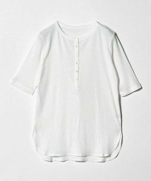 green label relaxing / グリーンレーベル リラクシング カットソー | 【WEB限定】＜at ease＞シアーテレコ ヘンリーネック ショートスリーブ カットソー | 詳細8