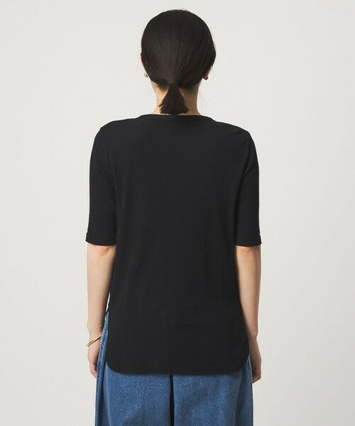 green label relaxing / グリーンレーベル リラクシング カットソー | 【WEB限定】＜at ease＞シアーテレコ ヘンリーネック ショートスリーブ カットソー | 詳細17