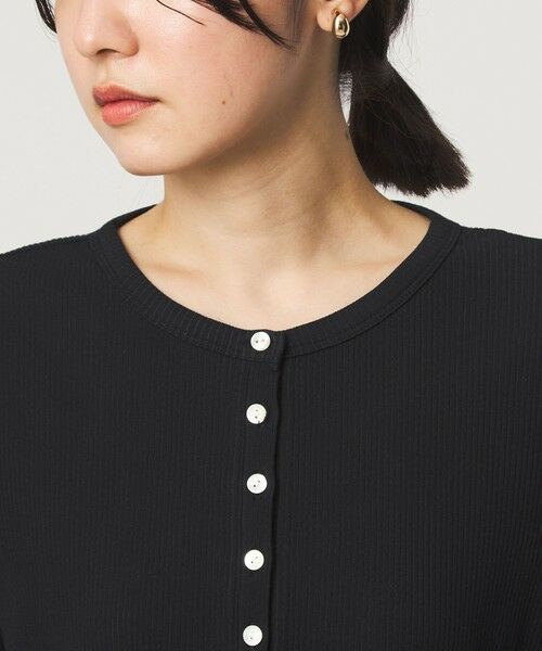 green label relaxing / グリーンレーベル リラクシング カットソー | 【WEB限定】＜at ease＞シアーテレコ ヘンリーネック ショートスリーブ カットソー | 詳細18