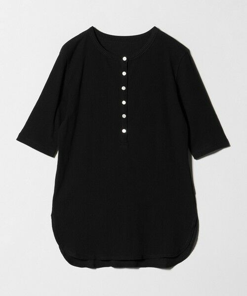 green label relaxing / グリーンレーベル リラクシング カットソー | 【WEB限定】＜at ease＞シアーテレコ ヘンリーネック ショートスリーブ カットソー | 詳細22