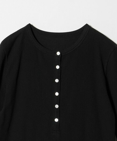 green label relaxing / グリーンレーベル リラクシング カットソー | 【WEB限定】＜at ease＞シアーテレコ ヘンリーネック ショートスリーブ カットソー | 詳細23
