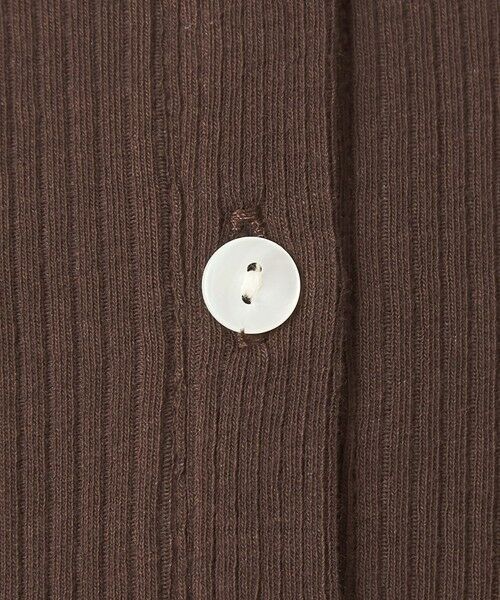 green label relaxing / グリーンレーベル リラクシング カットソー | 【WEB限定】＜at ease＞シアーテレコ ヘンリーネック ショートスリーブ カットソー | 詳細30