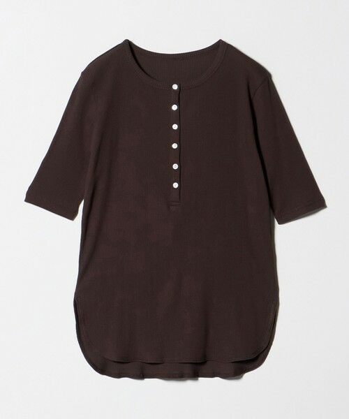 green label relaxing / グリーンレーベル リラクシング カットソー | 【WEB限定】＜at ease＞シアーテレコ ヘンリーネック ショートスリーブ カットソー | 詳細25