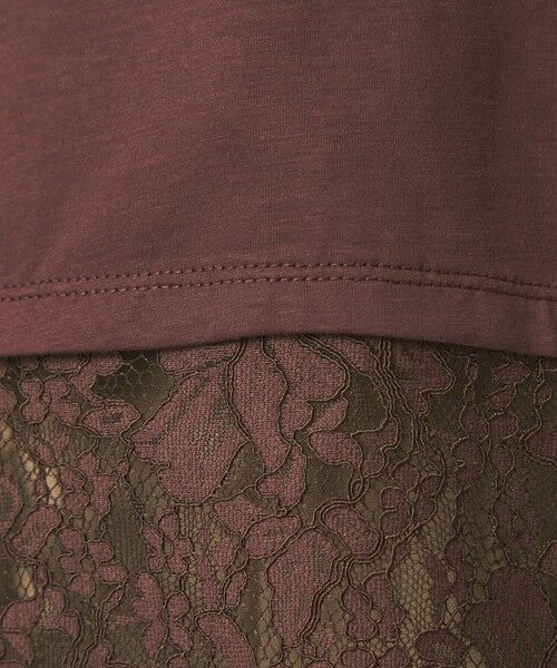 green label relaxing / グリーンレーベル リラクシング Tシャツ | スソ レース ショートスリーブ カットソー | 詳細25