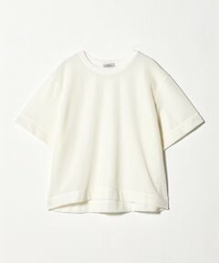 green label relaxing / グリーンレーベル リラクシング カットソー | シアー メッシュ クルーネック プルオーバー カットソー