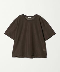 green label relaxing / グリーンレーベル リラクシング カットソー | シアー メッシュ クルーネック プルオーバー カットソー