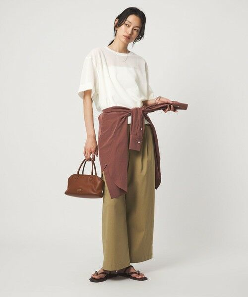 green label relaxing / グリーンレーベル リラクシング カットソー | シアー メッシュ クルーネック プルオーバー カットソー | 詳細3