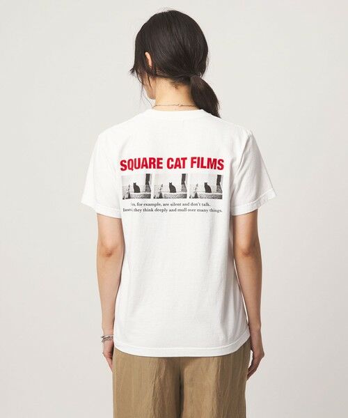 green label relaxing / グリーンレーベル リラクシング カットソー | 【別注】＜SQUARE CATFILMS＞フォトプリント Tシャツ | 詳細14