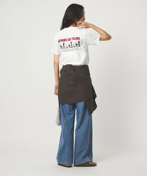 green label relaxing / グリーンレーベル リラクシング カットソー | 【別注】＜SQUARE CATFILMS＞フォトプリント Tシャツ | 詳細5