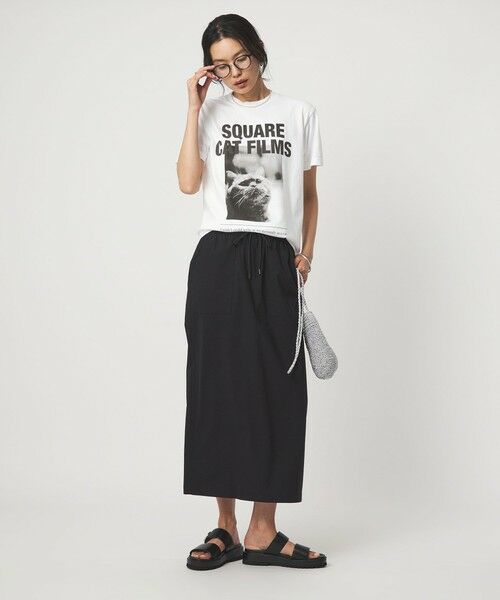 green label relaxing / グリーンレーベル リラクシング カットソー | 【別注】＜SQUARE CATFILMS＞フォトプリント Tシャツ | 詳細24