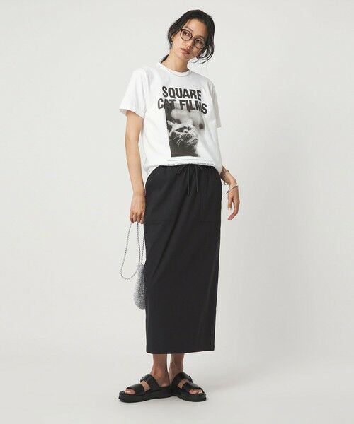 green label relaxing / グリーンレーベル リラクシング カットソー | 【別注】＜SQUARE CATFILMS＞フォトプリント Tシャツ | 詳細25