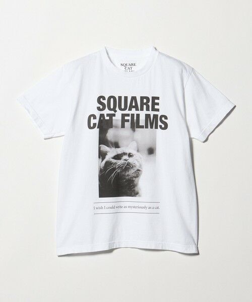 green label relaxing / グリーンレーベル リラクシング カットソー | 【別注】＜SQUARE CATFILMS＞フォトプリント Tシャツ | 詳細26