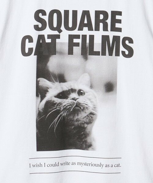 green label relaxing / グリーンレーベル リラクシング カットソー | 【別注】＜SQUARE CATFILMS＞フォトプリント Tシャツ | 詳細29