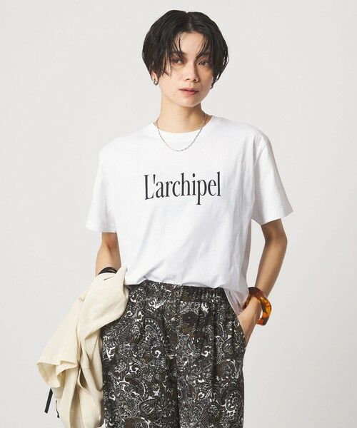 green label relaxing / グリーンレーベル リラクシング カットソー | ロゴ ショートスリーブ Tシャツ | 詳細1