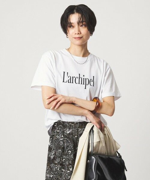 green label relaxing / グリーンレーベル リラクシング カットソー | ロゴ ショートスリーブ Tシャツ | 詳細2