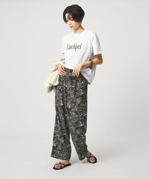 green label relaxing / グリーンレーベル リラクシング カットソー | ロゴ ショートスリーブ Tシャツ | 詳細3