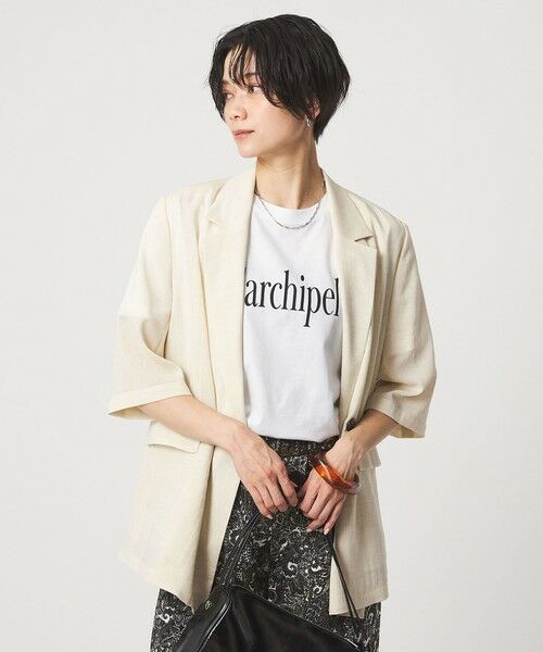 green label relaxing / グリーンレーベル リラクシング カットソー | ロゴ ショートスリーブ Tシャツ | 詳細5
