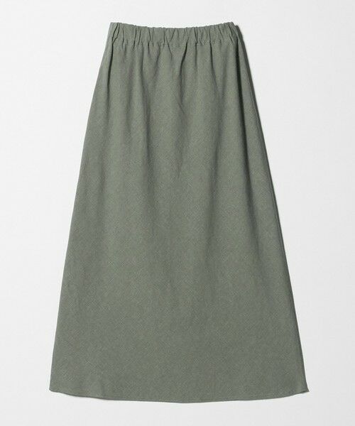 green label relaxing / グリーンレーベル リラクシング ロング・マキシ丈スカート | BREEZE LINEN ブリーズリネン ナロー スカート | 詳細3