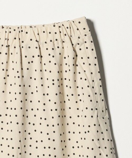 green label relaxing / グリーンレーベル リラクシング ロング・マキシ丈スカート | BREEZE LINEN ブリーズリネン ナロー スカート ドット | 詳細2