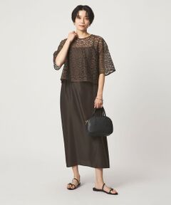 レースブラウス×キャミソールワンピース セット