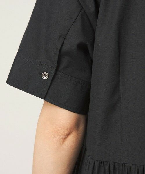 green label relaxing / グリーンレーベル リラクシング ロング・マキシ丈ワンピース | ［size SHORT/TALLあり］ワッシャー プリーツ ショートスリーブ ワンピース | 詳細13