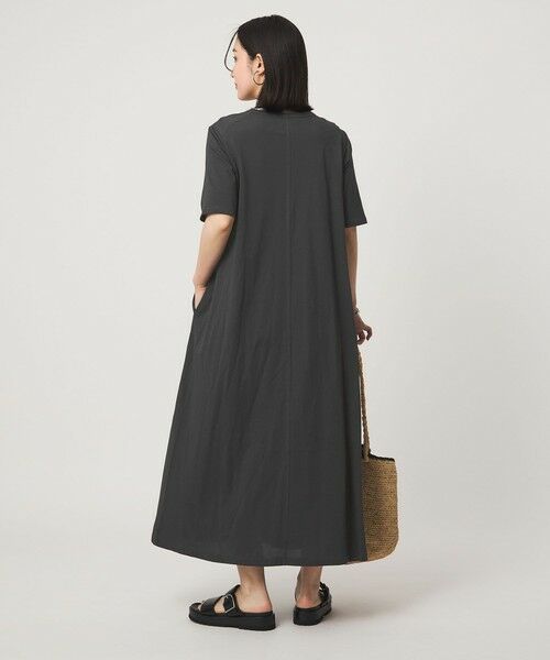 green label relaxing / グリーンレーベル リラクシング ロング・マキシ丈ワンピース | 【WEB限定】＜at ease＞ヘンリーネック カットソー ワンピース | 詳細3