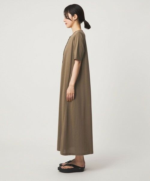 green label relaxing / グリーンレーベル リラクシング ロング・マキシ丈ワンピース | 【WEB限定】＜at ease＞ヘンリーネック カットソー ワンピース | 詳細21