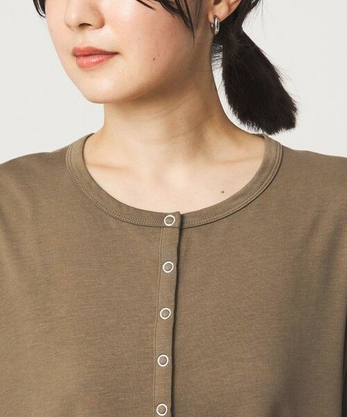 green label relaxing / グリーンレーベル リラクシング ロング・マキシ丈ワンピース | 【WEB限定】＜at ease＞ヘンリーネック カットソー ワンピース | 詳細23