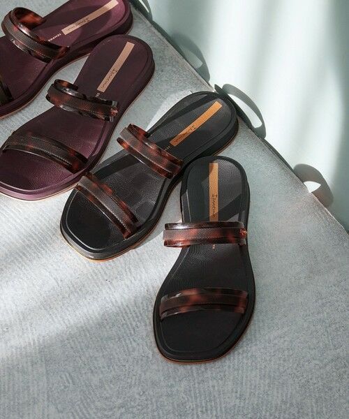 green label relaxing / グリーンレーベル リラクシング サンダル | 【国内EXCLUSIVE】＜Ipanema＞GLOW TRENDY SLIDE サンダル（BLACK）