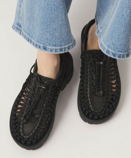 green label relaxing / グリーンレーベル リラクシング サンダル | 【WEB限定】＜KEEN＞ユニーク ピーエルティー シューズ（BLACK）