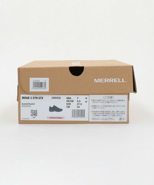 green label relaxing / グリーンレーベル リラクシング スニーカー | 【WEB限定】＜MERRILL＞モアブ 3 シンセティック ゴアテックス スニーカー | 詳細10