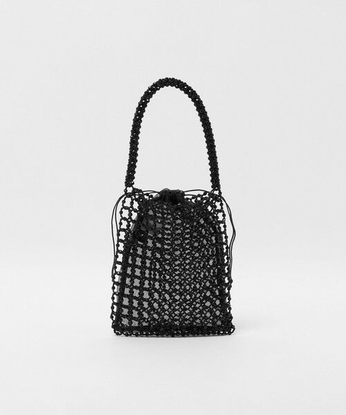 green label relaxing / グリーンレーベル リラクシング ハンドバッグ | ＜ANAN'S＞ビーズバッグ（BLACK）