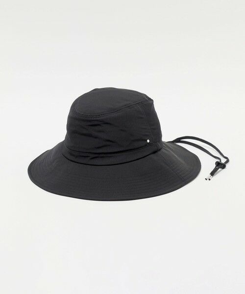 green label relaxing / グリーンレーベル リラクシング ハット | ワイドブリムハット UVケア（BLACK）
