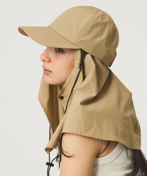 green label relaxing / グリーンレーベル リラクシング キャップ | 【WEB限定】2WAY シェードキャップ / 帽子 UVカット（BEIGE）