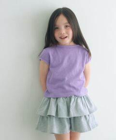 green label relaxing / グリーンレーベル リラクシング カットソー | 【WEB限定】ハート シシュウ Tシャツ / キッズ 100cm-160cm
