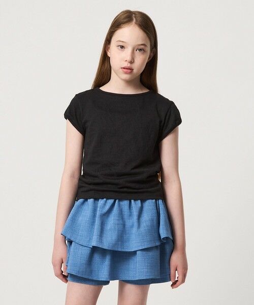 green label relaxing / グリーンレーベル リラクシング カットソー | 【WEB限定】ハート シシュウ Tシャツ / キッズ 100cm-160cm | 詳細5