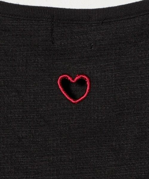 green label relaxing / グリーンレーベル リラクシング カットソー | 【WEB限定】ハート シシュウ Tシャツ / キッズ 100cm-160cm | 詳細7