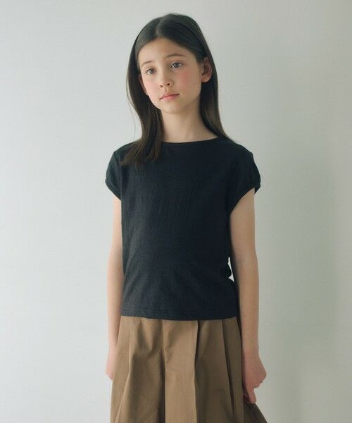 green label relaxing / グリーンレーベル リラクシング カットソー | 【WEB限定】ハート シシュウ Tシャツ / キッズ 100cm-160cm | 詳細3