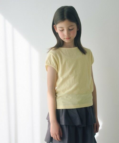 green label relaxing / グリーンレーベル リラクシング カットソー | 【WEB限定】ハート シシュウ Tシャツ / キッズ 100cm-160cm | 詳細10