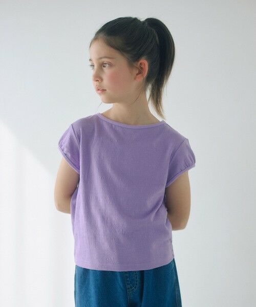 green label relaxing / グリーンレーベル リラクシング カットソー | 【WEB限定】ハート シシュウ Tシャツ / キッズ 100cm-160cm | 詳細22