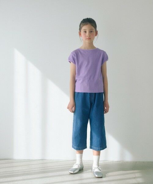 green label relaxing / グリーンレーベル リラクシング カットソー | 【WEB限定】ハート シシュウ Tシャツ / キッズ 100cm-160cm | 詳細23
