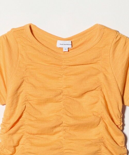 green label relaxing / グリーンレーベル リラクシング カットソー | 【WEB限定】シャーリング Tシャツ / キッズ 100cm-160cm | 詳細14